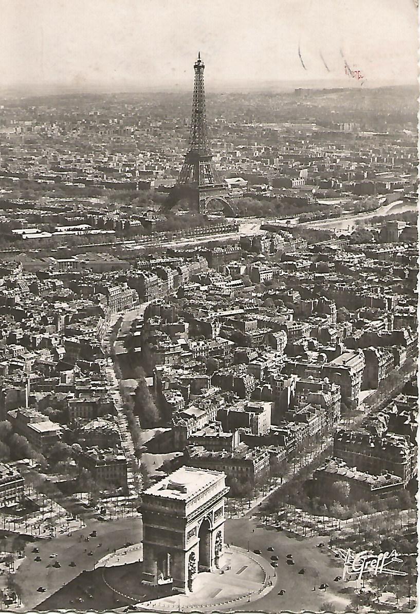 Postal 51198: PARIS - Vista aerea parcial