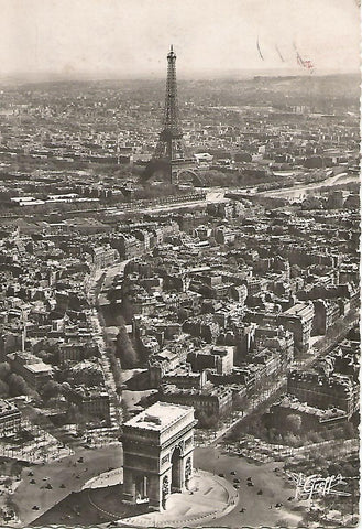Postal 51198: PARIS - Vista aerea parcial