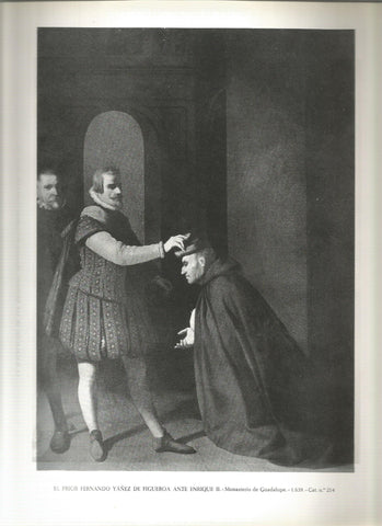 Lamina 048: Zurbaran. El Prior Fernando Yañez de Figueroa ante Enrique II