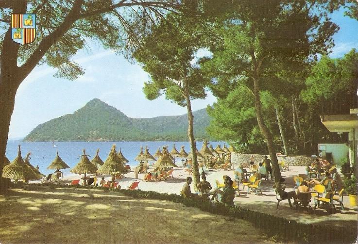 Postal 048403 : Formentor (Mallorca). Detalle de la playa