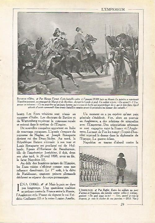 LAMINA 3999: BATALLA DE IENA POR H. VERNET