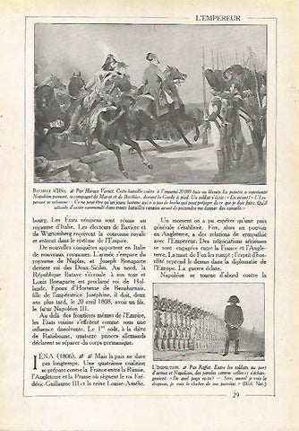 LAMINA 3999: BATALLA DE IENA POR H. VERNET