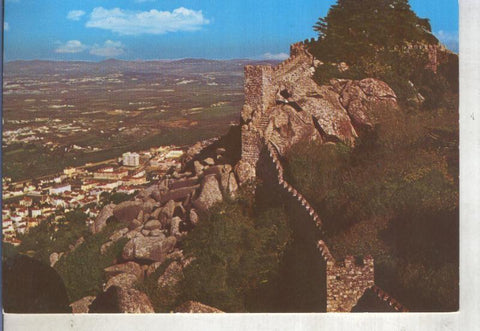 Postal 014148: Castillo dos Mouros y vista de Sintra, Portugal