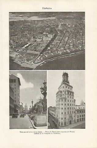 LAMINA SALVAT 80020: Vistas de La Habana