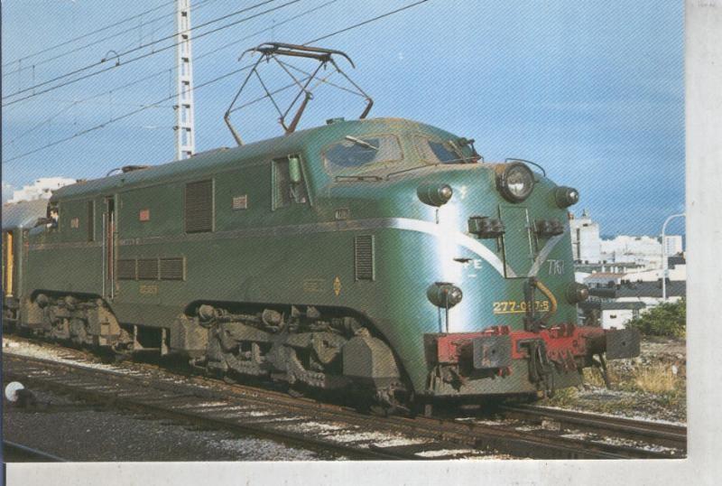 Postal 011856: Locomotora electrica numero 277.067-5 en agosto 1983 en Vigo