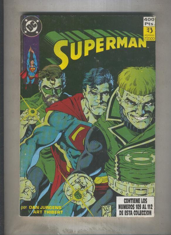 Superman volumen 2 retapado numero 109 al 112 (numerado 1 en trasera)