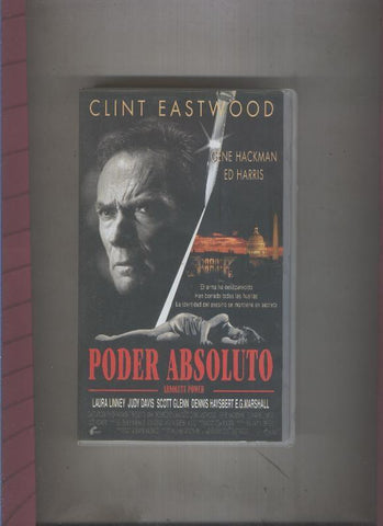 Video VHS: Poder absoluto con Clint Eastwood