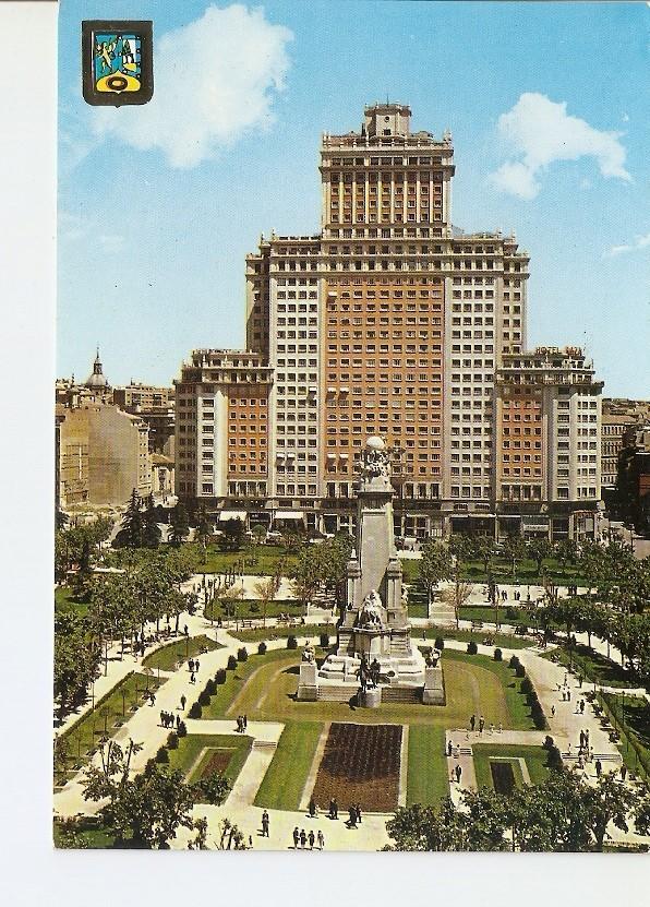 Postal 022958 : Plaza España, Monumento a Cevantes, Madrid nº 62