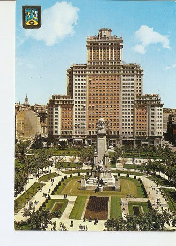 Postal 022958 : Plaza España, Monumento a Cevantes, Madrid nº 62