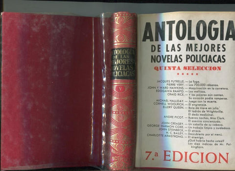 Antologia de las mejores novelas policiacas, quinta seleccion