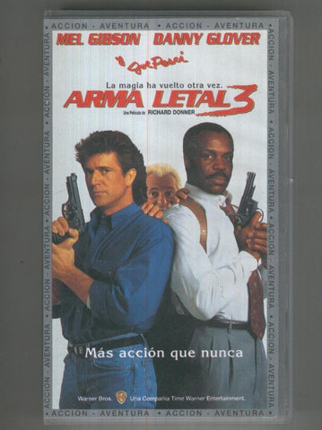 VHS CINE: ARMA LETAL 3 - Richard Donner