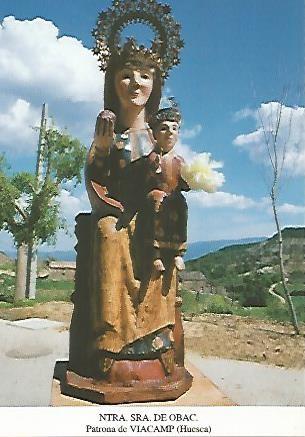 POSTAL 54472: Nuestra Señora de Obac. Viacamp Huesca
