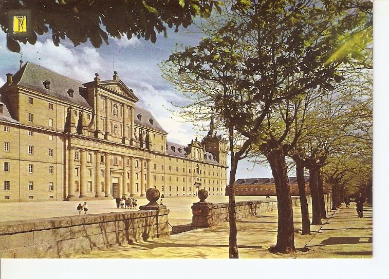 Postal 048746 : El Escorial. Monasterio. Fachada principal
