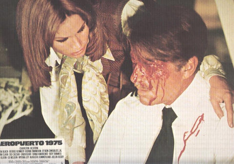 Caratula de cine: AEROPUERTO 75 / Airport 1975 (numerado 10 en trasera)