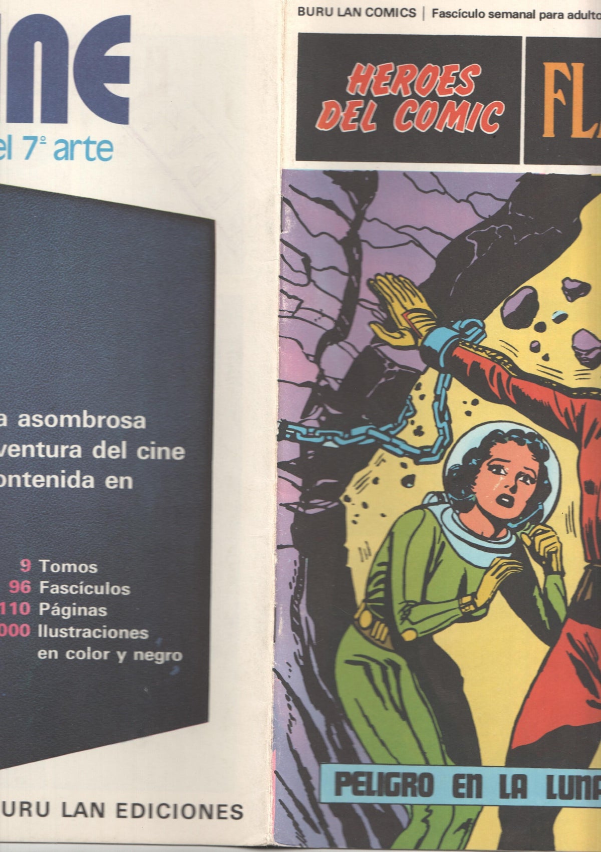 Flash Gordon de Burulan numero 063 (numerado 2 en trasera): Peligro en la luna