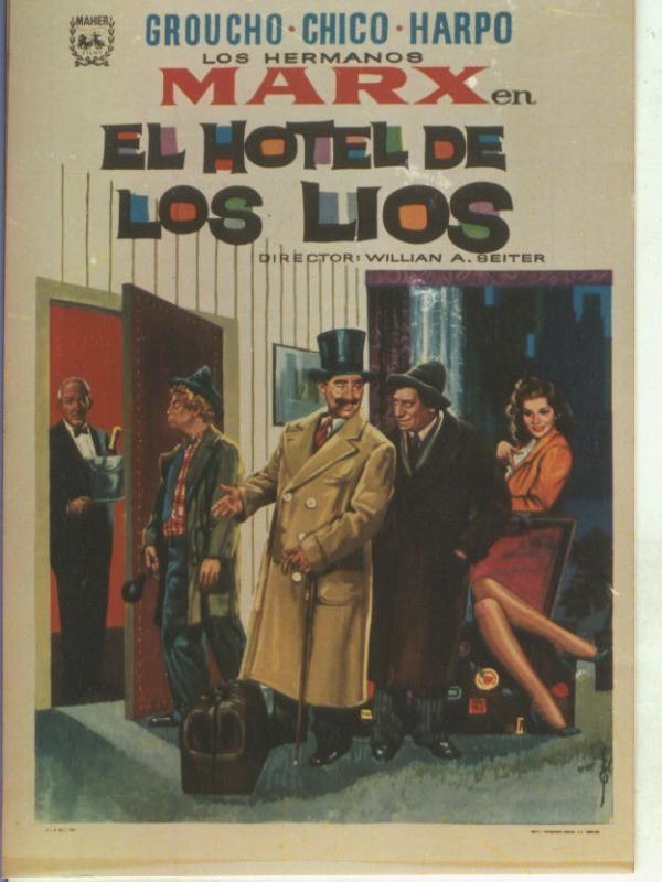 Foto cine 137: El hotel de los lios (Hermanos Marx)