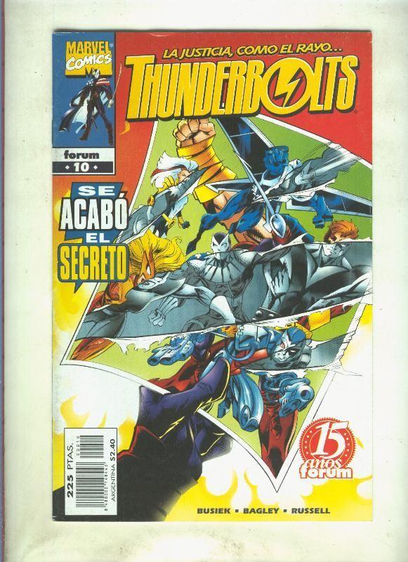 Thunderbolts volumen 1 numero 10 (subrayado parte del credito)