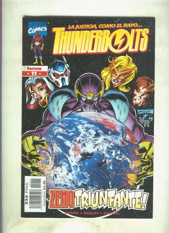Thunderbolts volumen 1 numero 11 (subrayado parte del credito)