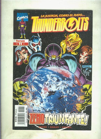 Thunderbolts volumen 1 numero 11 (subrayado parte del credito)