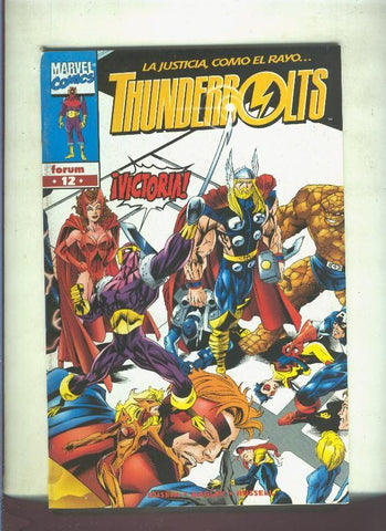 Thunderbolts volumen 1 numero 12 (subrayado parte del credito)