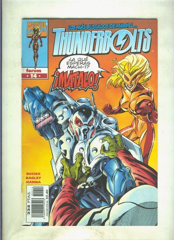 Thunderbolts volumen 1 numero 14 (subrayado parte del credito)