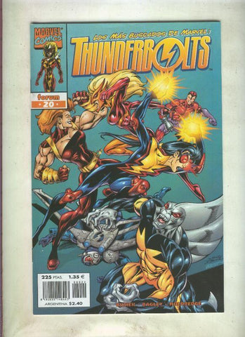 Thunderbolts volumen 1 numero 20 (subrayado parte del credito)