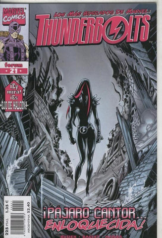 Thunderbolts volumen 1 numero 21 (subrayado parte del credito)