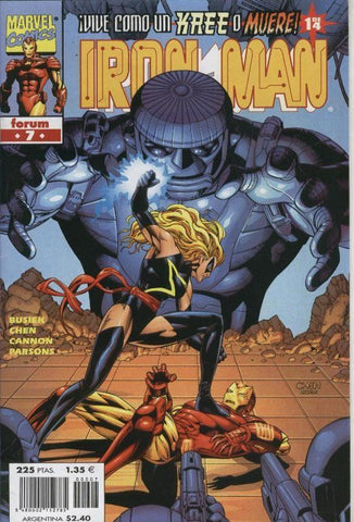 Iron Man volumen 4: Heroes Return numero 07 (subrayado parte del credito)