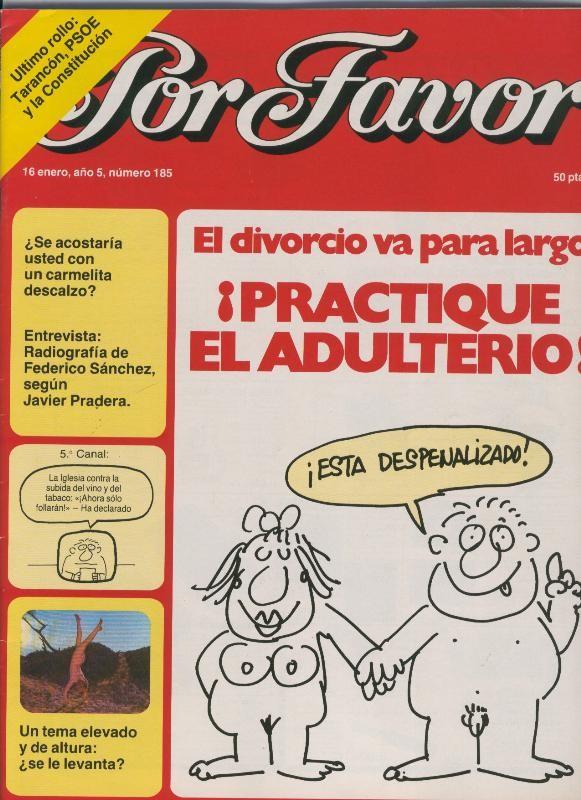 Por Favor numero 185,  16 enero 1978: Practique el adulterio