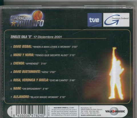 CD: Operacion Triunfo Gala numero 08 del 17.12.2001