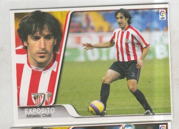 Cromo Liga 2007-2008: Athletic Club numero 294: Exposito