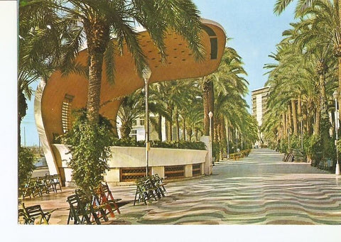 Postal 022723 : Explanada y Auditorium - Alicante