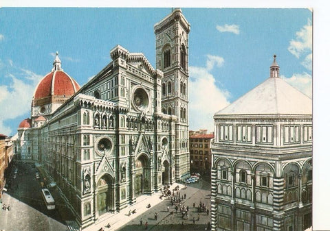 Postal 037212 : Firenze. Cathedrale Baptistere et Campanile