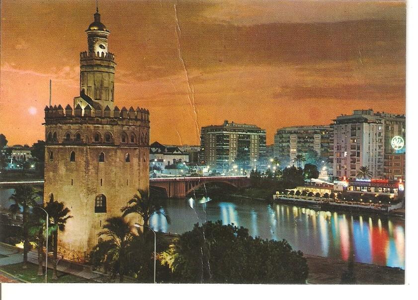 Postal 039901 : Sevilla. Torre del Oro y Rio Guadalquivir