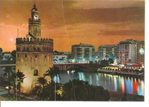 Postal 039901 : Sevilla. Torre del Oro y Rio Guadalquivir