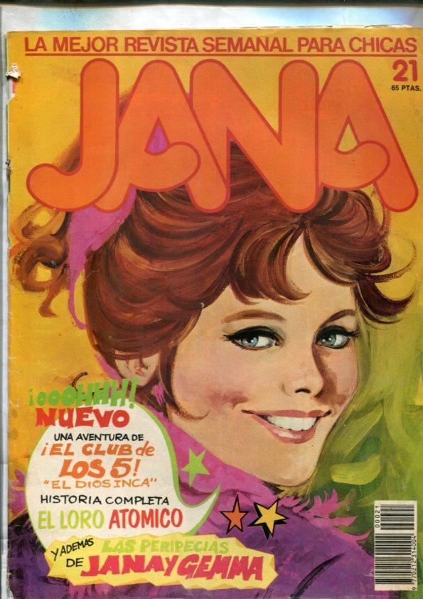 Jana numero 21 (roto trasera segun imagen adjunta)