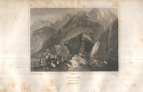 LAMINA/GRABADO 14:  Vista del Desierto del SINAI