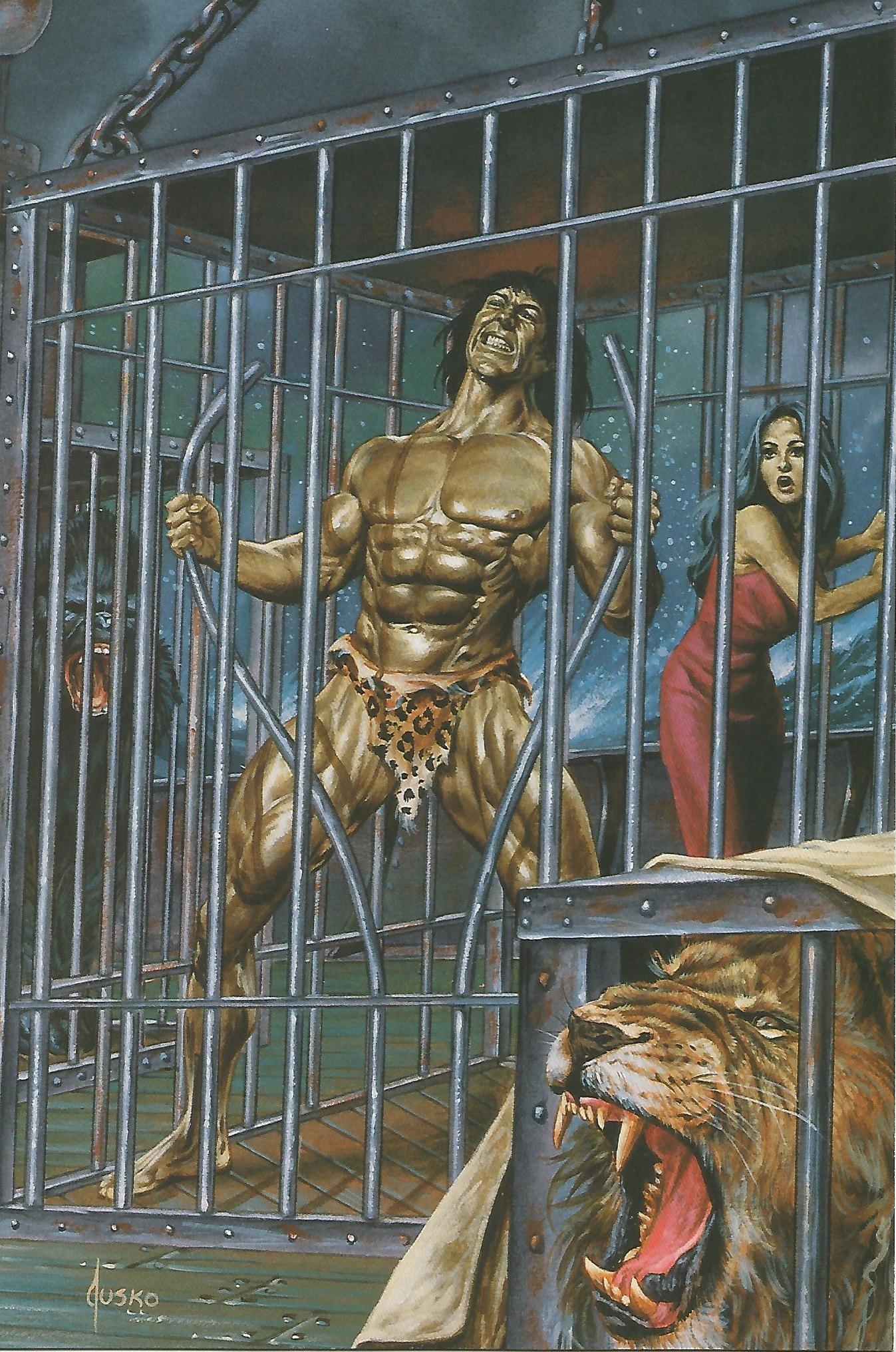 Colossal Card 34: Joe Jusko. Caged Fury