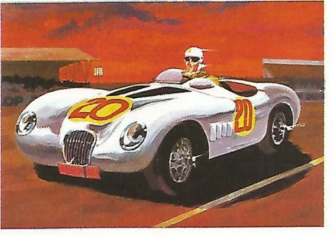 CROMO CHOCOLATES LAS COMAS - El Automovil Serie III Coches de competicion no 191 -  Jaguar XK-120 1951