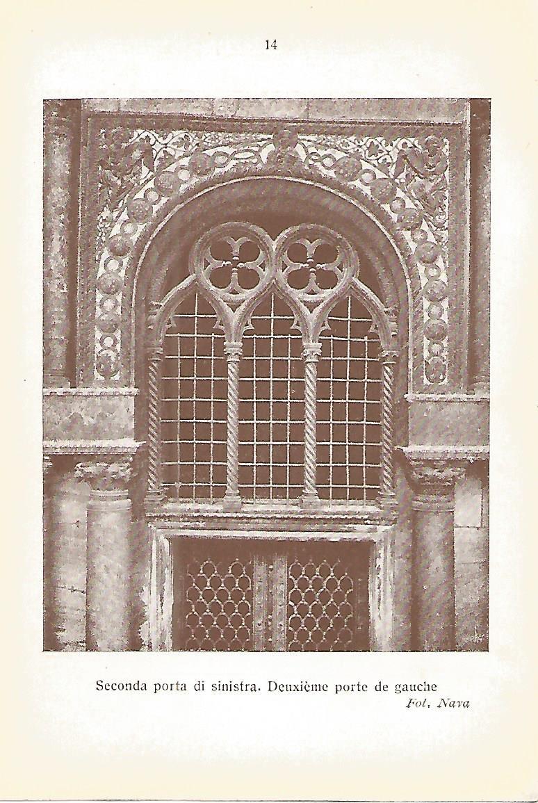 Lamina 163: VENEZIA. Basilica de San Marcos: Segunda puerta de la izquierda