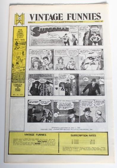 VINTAGE FUNNIES No.083 - The Great Classic Newspaper Comic Strips (1974)