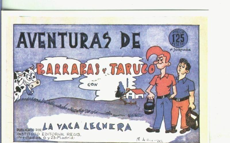 Postal-Ficha: Barrabas y Tarugo