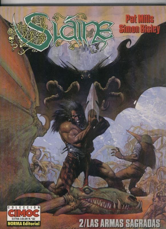Cimoc Extra Color numero 082: Slaine volumen 2: las armas sagradas (segunda edicion)