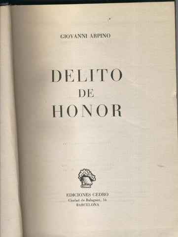 Delito de honor