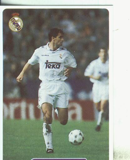 Cromos: Las fichas de la liga 95/96-Madrid: Michel