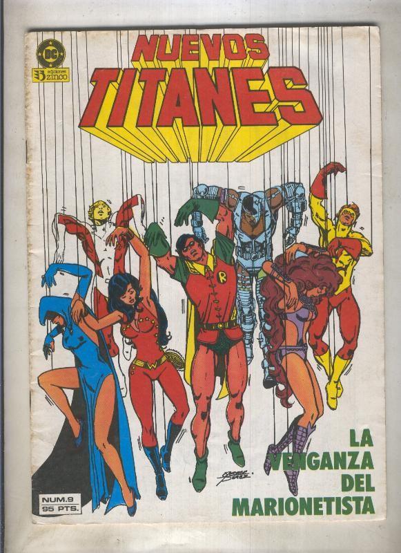 Nuevos Titanes volumen 1 numero 09 (numerado 9 en trasera)
