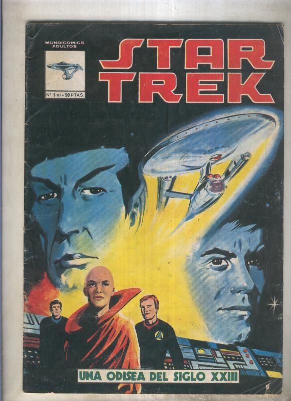 Star Trek de Mundicomic numero 1 (numerado 1 en trasera)