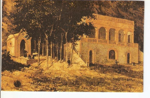 Postal 023471 : Pintura parc de Sant Salvador museu Trias de les Galetes  