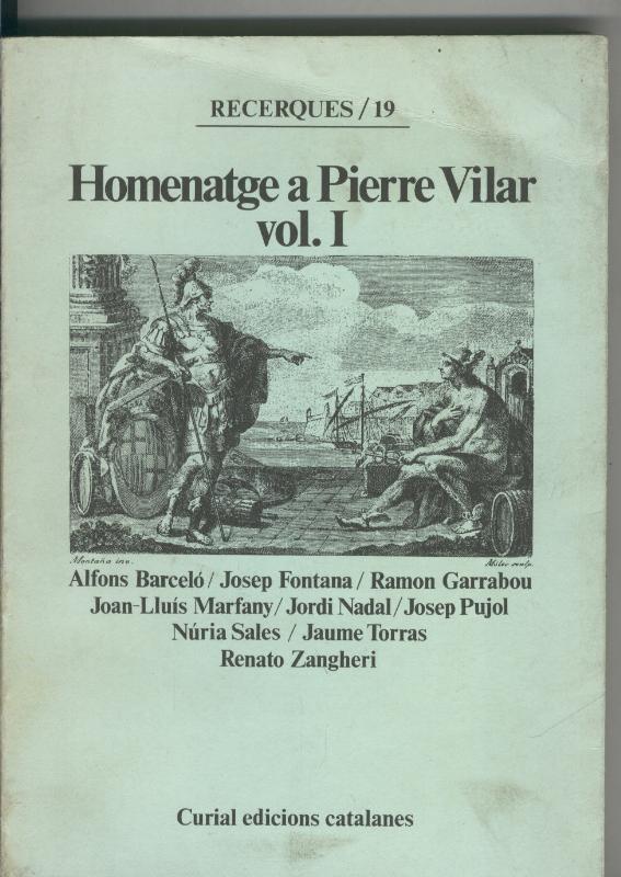 Homenatge a Pierre Vilar Volumen I