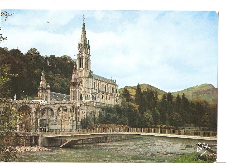 Postal 042764 : Lourdes. The New Bridge on the Gave